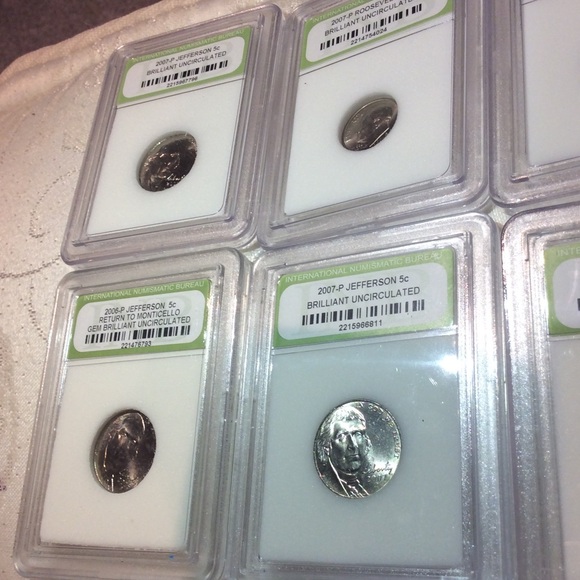 Huge Collection 30 INB Professionally Graded & Slabbed Old 1973 to 2000’s Coins - Picture 9 of 16
